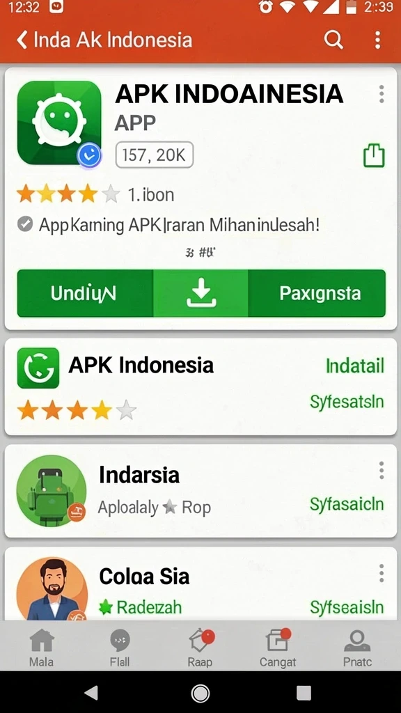 Tampilan antarmuka yang user-friendly.
