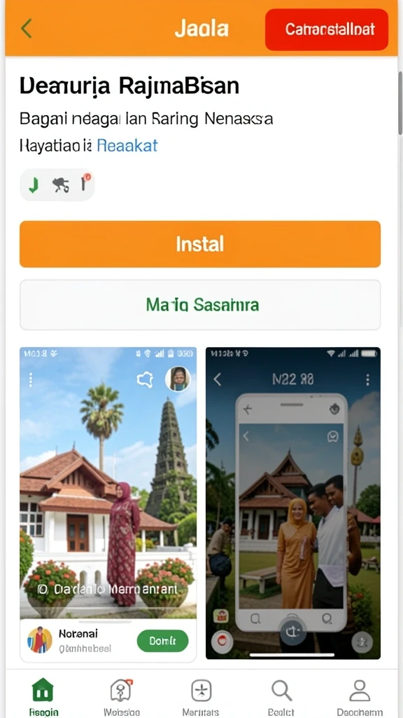 Beragam pilihan permainan yang selalu diperbarui.