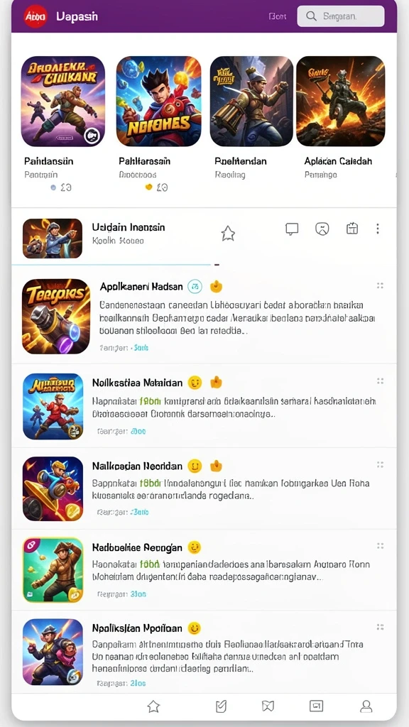 Tampilan antarmuka yang user-friendly dan modern.