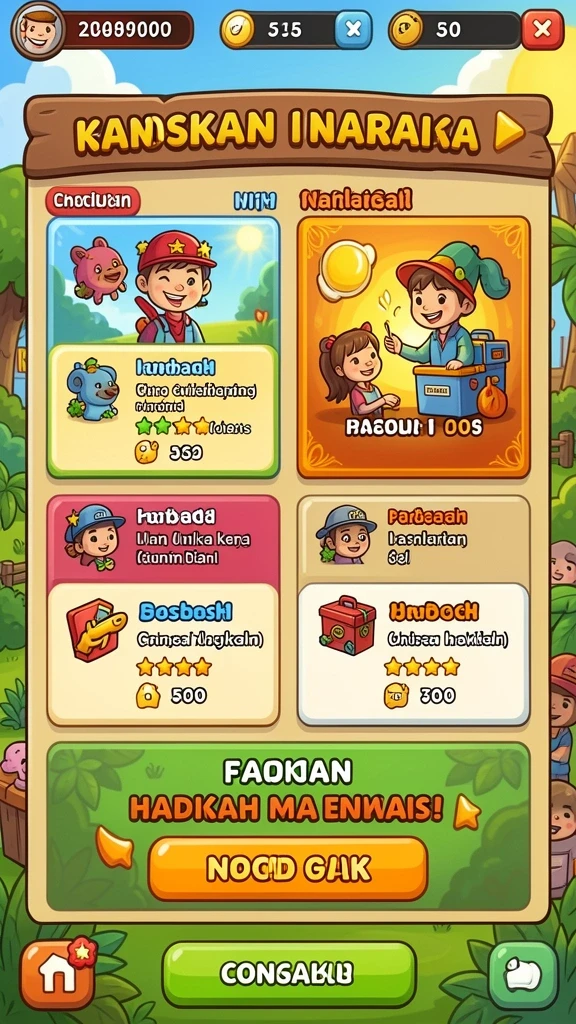 Tangkapan layar dari mode multiplayer yang seru dan menantang.