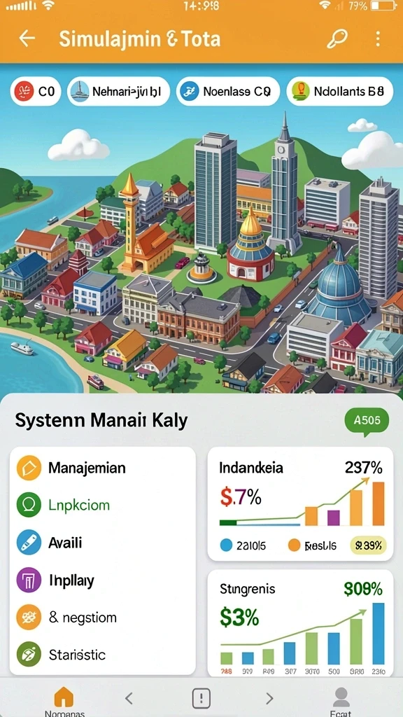 Fitur komunikasi antar pemain yang interaktif.