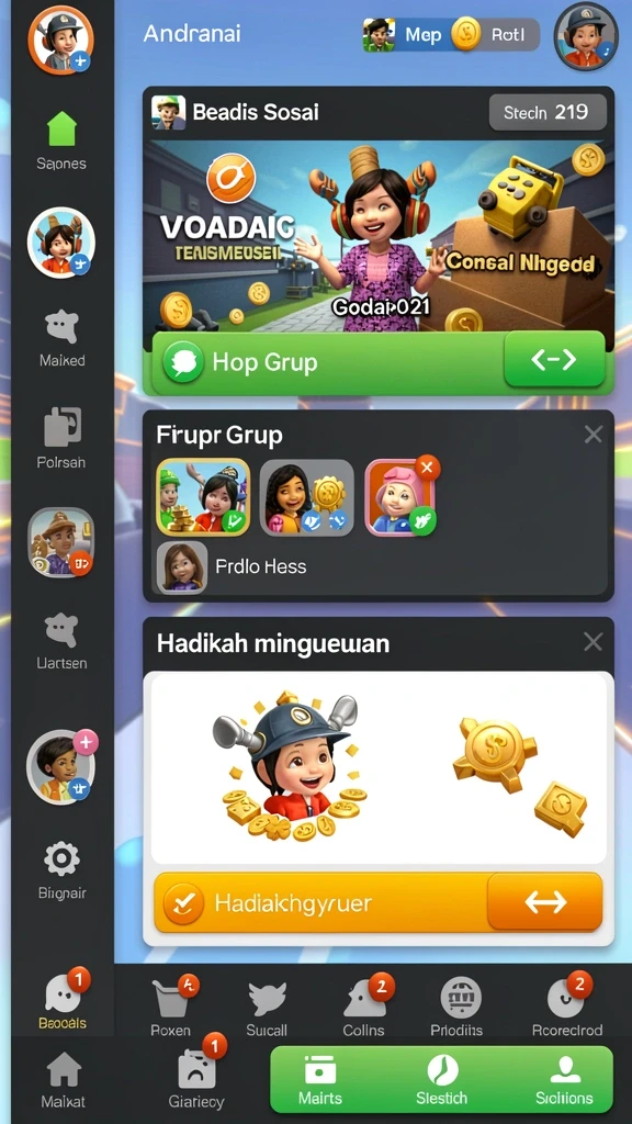 Mode permainan yang menantang dan seru.