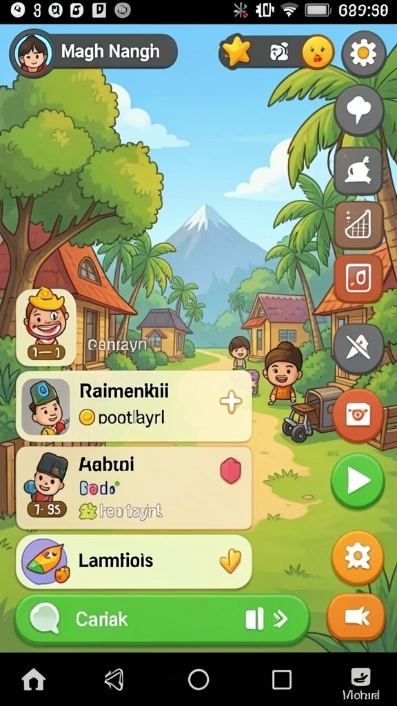Fitur multiplayer yang memungkinkan bersaing dengan teman.