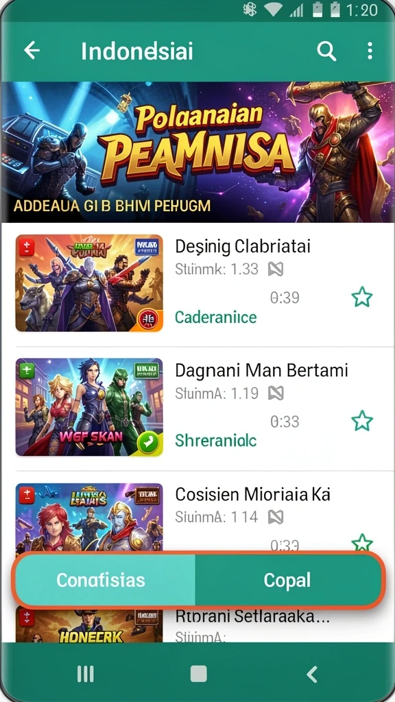 Tampilan antarmuka yang menarik dan user-friendly.