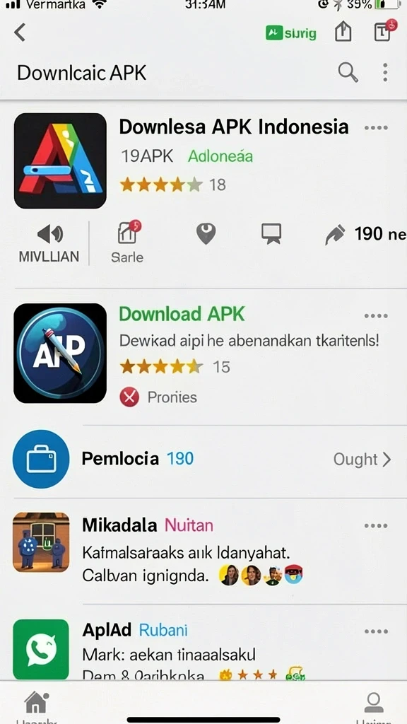 Tampilan antarmuka yang intuitif dan menarik.