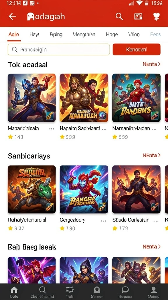 Beragam karakter unik untuk dipilih dan dimainkan.