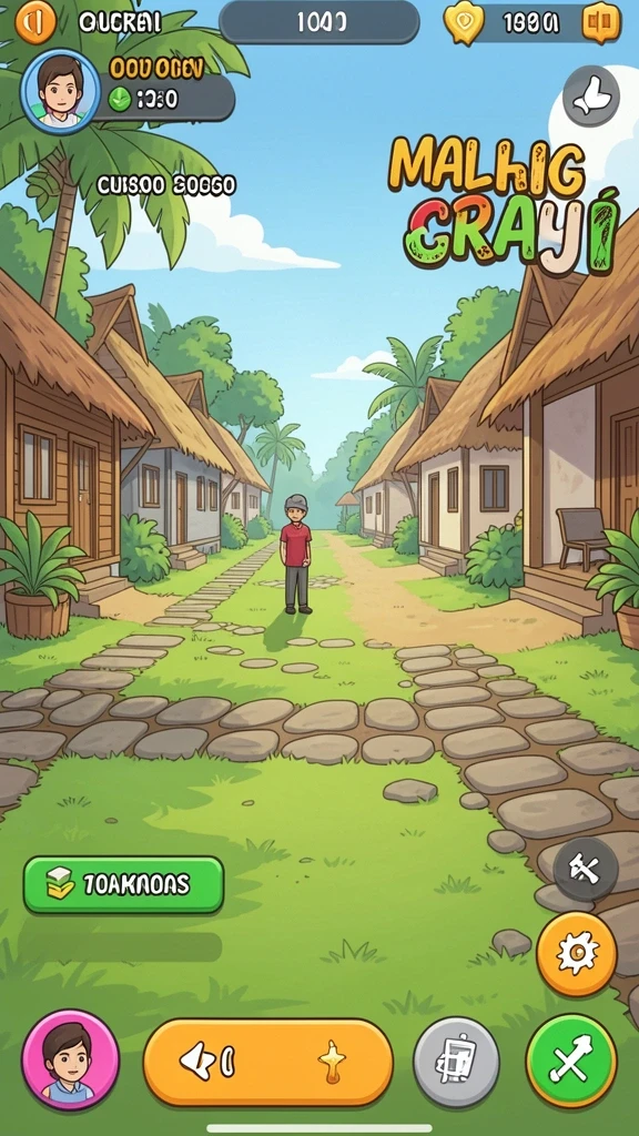 Gameplay seru saat menyelesaikan tantangan.
