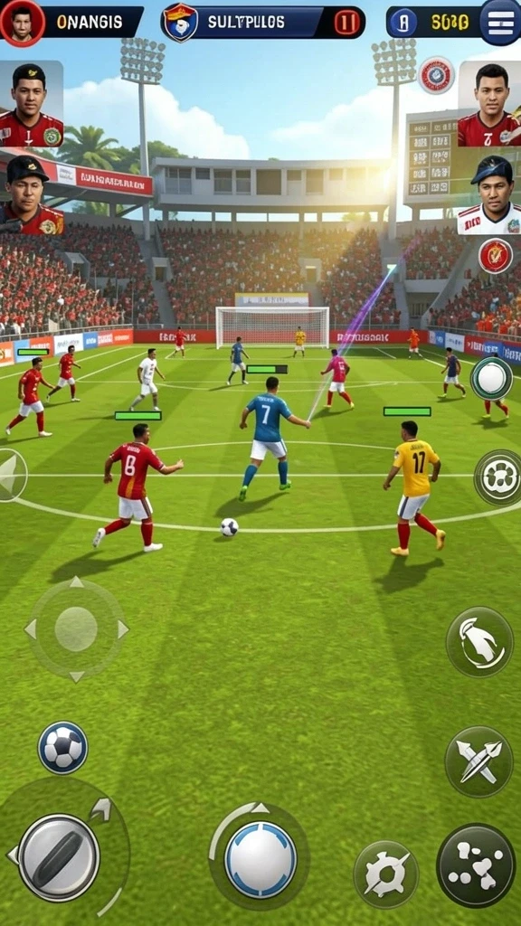 Screenshot menampilkan momen kemenangan yang sangat mendebarkan.