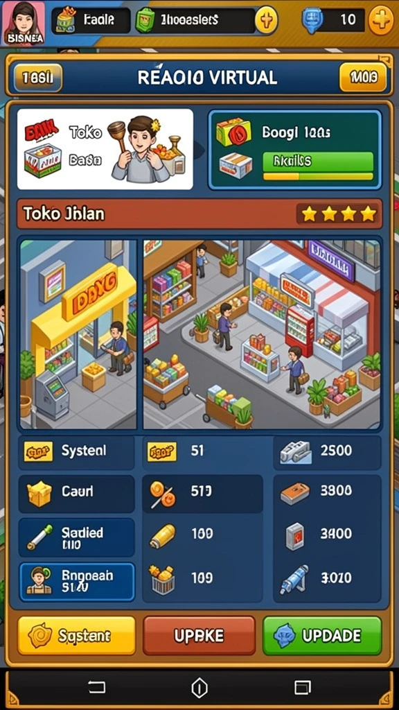 Screenshot menunjukkan karakter utama dalam petualangan seru.