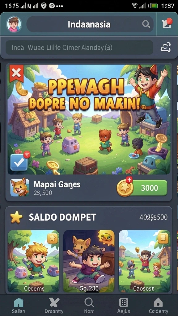 Karakter-karakter unik yang bisa dipilih dan dimainkan.