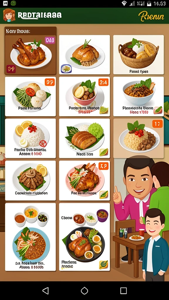 Tampilan antarmuka yang modern dan user-friendly.