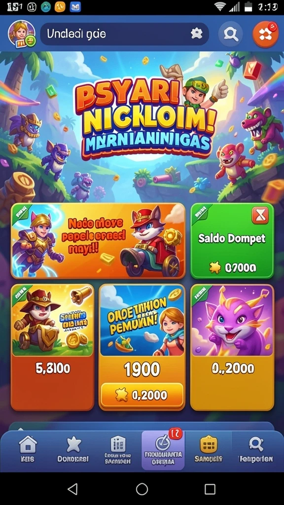Tampilan antarmuka utama LABA777 yang menarik dan intuitif.