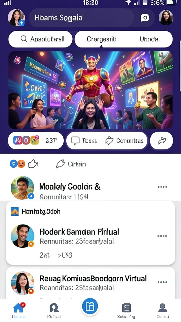 Tampilan antarmuka yang menarik dan mudah dipahami.