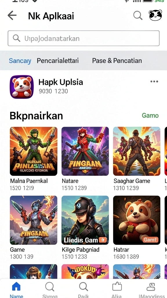 Tampilan awal MEGA388 yang menarik dan user-friendly.