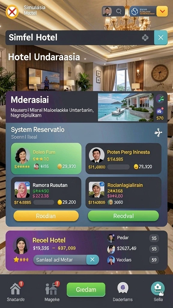 Tampilan antarmuka yang menarik dan mudah dinavigasi.
