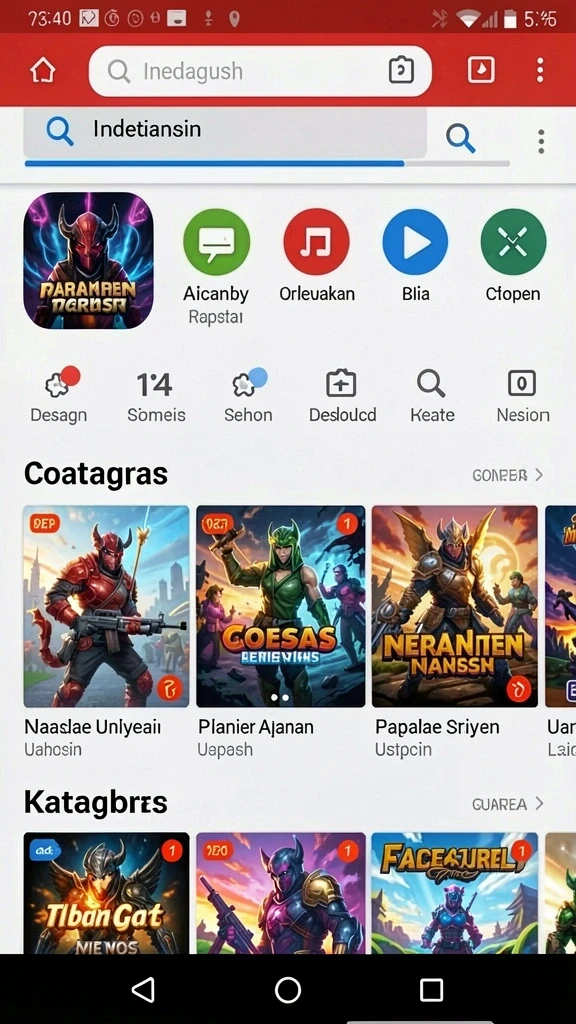 Grafis menawan yang menggugah selera.