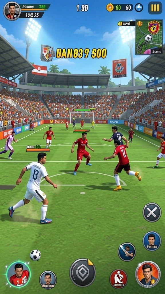 Tampilan awal permainan yang menarik dan interaktif.