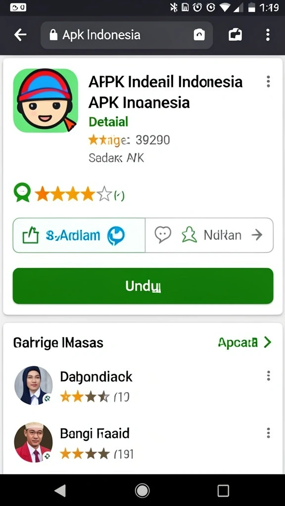Tampilan antarmuka yang ramah pengguna.