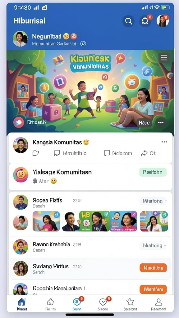 Beragam pilihan permainan yang menarik.