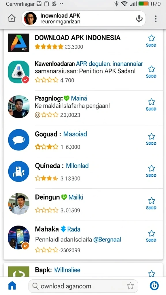 Beragam karakter permainan yang dapat dipilih.