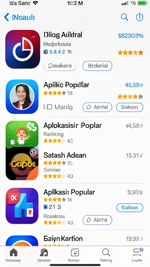 Tampilan antarmuka yang bersih dan user-friendly.