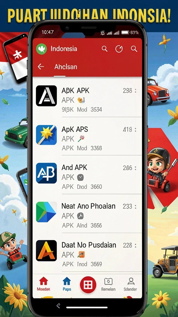 Tangkapan layar dari antarmuka pengguna yang intuitif.