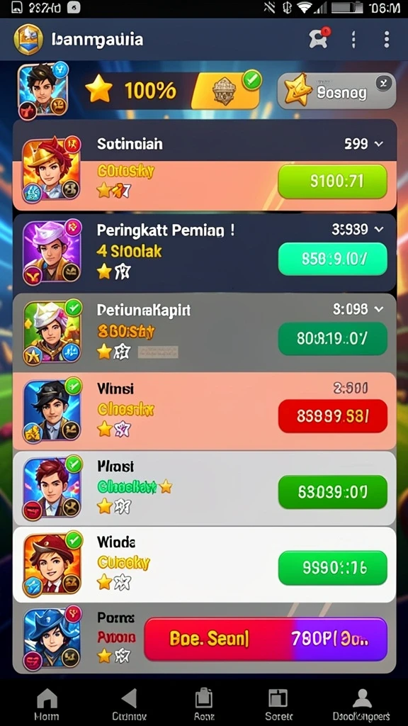 Tampilan utama yang menawan dan interaktif.