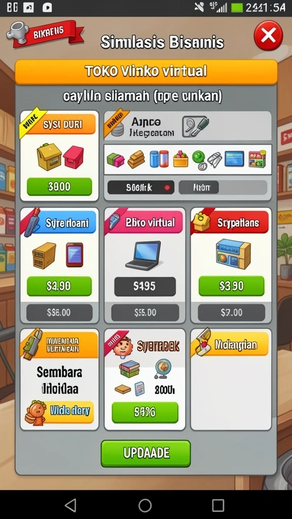 Deskripsi fitur senjata canggih yang tersedia.