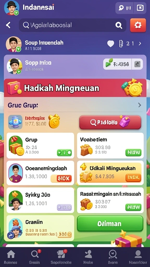 Tampilan utama WIN777 dengan berbagai pilihan permainan.