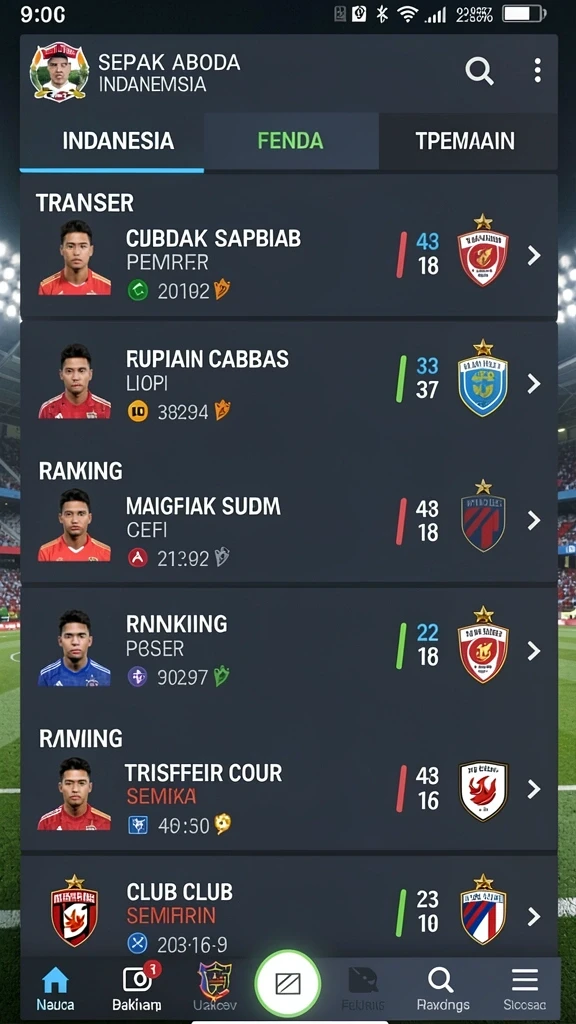 Tampilan antarmuka WOW99 yang intuitif dan menarik.