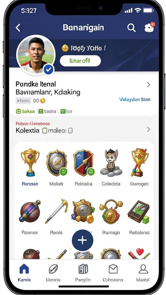Tampilan level yang menakjubkan dengan efek visual.